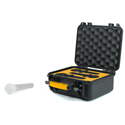 HPRC MCF3-2200-01 Hard Case with Custom Cut Foam for 3 Universal Microphones - Waterproof