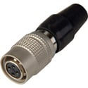 Photo of Hirose HR10A-7P-4S 4-Pin Female Push-Pull Connector with 7mm Male Shell