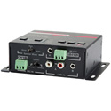 Photo of Hall Technologies AMP-4840 Audio Amplifier with Microphone Mixer and RS-232 Control - 40 Watt