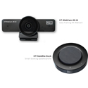 Hall Technologies HT-WFH-KIT Work From Home Kit - Auto Framing 4K Webcam & Smart Docking Speakerphone - 106 Degree FOV
