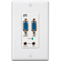 Photo of Hall Technologies VSA-V-DP VGA/Component & Audio Input Decora Plate for VSA System