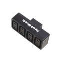 Hawk-Woods PC-40 D-Tap Power Adaptor - Power-Con  Male to Power-Con 4-Way Female