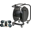 Photo of Hannay Reels AVD-3 Cable Reel with slotted divider disc and casters