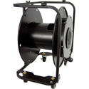 Hannay Reels AVF-18 Fiber Optic Series Metal Cable Reel for up to 1000 Feet of SMPTE Cable - with Casters