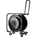 Photo of Hannay Reels AVF-18 Fiber Optic Series Metal Cable Reel for up to 1000 Feet of SMPTE Cable - with Casters & Pull Handle