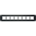 Camplex 90 Degree (Flat Front) 8-Position 2RU Empty Rack Frame