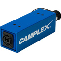 Photo of Camplex SMPTE Passive with Power SMPTE 311M Female to NEUTRIK opticalCON DUO Fiber Optic Adapter