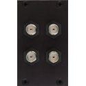 Photo of Camplex HYMOD-2R09 4 BNC Feedthru Module for 2RU HYMOD Systems