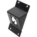 Camplex HYMOD-2R26 Punched Angled Black Aluminum Panel for Neutrik opticalCON & All D-Series Connectors- 2RU