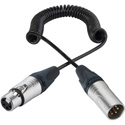 Photo of Sescom Intercom Extension Cable 4-Pin XLR Male to 4-Pin XLR Female - 2-10 Foot Coiled