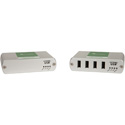 Icron 2304GE-LAN 4-port USB 2.0 Ethernet LAN Extender System Zoom Rooms Compatible