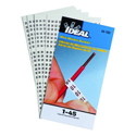 Ideal 44-103 Wire Marker Booklet - Legend 1-45 - 10 Pages/45 Markers Per Page