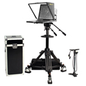 Ikan PT419W-PEDESTAL 19-inch High-Bright Widescreen Turnkey Teleprompter with Pedestal and Dolly