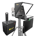 Ikan PT419W-TM-TK 19-inch High-Bright Teleprompter with Widescreen Script Monitor Talent Monitor and Travel Kit