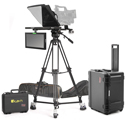 Photo of Ikan PT4500-TMW-TRIPOD-TK 15-inch Turnkey Teleprompter System with Tripod/Dolly/Widescreen Talent Monitor and Travel Kit