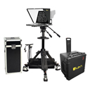 Ikan PT4700S-TK-V2-PEDESTAL 17 Inch 3G-SDI and HDMI Turnkey Teleprompter System with Pedestal Dolly and Hard Travel Case