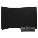 Photo of ikan BD-13F-BLK 13.1 Foot Portable Panoramic Backdrop - Black