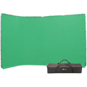 Photo of ikan BD-13F-GRN 13.1 Foot Portable Panoramic Chroma Key Backdrop - Green