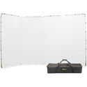 Photo of ikan BD-13F-WHT 13.1 Foot Portable Panoramic Backdrop - White