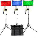 ikan CC8-3PT-KIT Canvas RGBWA Bendable 3-Point LED Light with 3x CC8