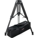 Photo of E-Image ECT100M 2-Stage Flip Lock Carbon Fiber Motus Tripod 100mm Bowl 220.5 Lbs Payload Mid-Level Spreader