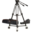 Photo of E-Image EG20A2D Aluminum Tripod Kit with GA102 2-Stage Aluminum Tripod with Dolly & GH20 Head