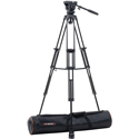 Photo of E-image EG780A2 2-Stage Aluminum Fluid Head Tripod Kit - 22 lbs Payload with Adjustable Drag