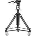 E-Image EI-7100H-KIT Air Controlled Pedestal Kit with 7100H Fluid Head / AT7903 Air Controlled Tripod & EI7004 Dolly