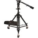 Photo of E-Image GH20 Fluid Head with AT7903 Tripod Pedestal with EI-7004B Dolly