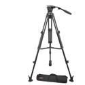 Photo of E-Image EK630 2-Stage Aluminum Video Tripod Kit with 75mm Bowl & 8.8Lbs Payload