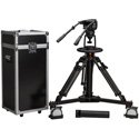E-Image EP880SK Pneumatic Studio Pedestal Kit with 61.7LB Capacity Head and Dolly