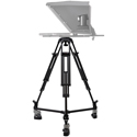 E-Image GA102D-PTZ Aluminum PTZ Tripod Studio Kit with 100mm Flat Base / Dolly & Quick Release Plate - 88 Lbs. Payload