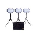 Photo of ikan IB508-V2-KIT Kit with 3 x IB508-v2 Bi-color LED Studio Light