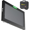 Ikan M15W-TM-TK 15in Widescreen SDI High Bright Talent Monitor Add-On Kit for PT4500 Series Teleprompters w/ Travel Case