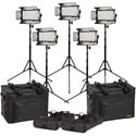 Photo of ikan MB8-5PT-KIT Mylo Soft Bi-Color 3200K-5600K Half x 1 Field LED Light