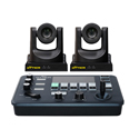 Photo of Ikan OTTICAF2-2PTZ OTTICA Bundle with 2x 1080p60 NDI High Bandwidth FHD PTZ Cameras with 20x Zoom and PTZ Controller