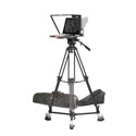 Photo of Ikan PT415-TRIPOD 15-Inch 4:3 Turnkey Teleprompter Kit with Tripod & Dolly - HDMI / VGA / 3G-SDI / Composite