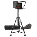 Ikan PT419W-PTZ-MPEDESTAL 19-Inch Widescreen PTZ Teleprompter with Motorized Pedestal and Dolly Turnkey Broadcast Kit