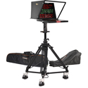Photo of Ikan PT419W-PTZ-PEDESTAL 19 Inch Widescreen PTZ Teleprompter with Pedestal and Dolly - SDI/HDMI/VGA - 1000 Nits