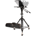 ikan PT4500-PEDESTAL-TK 15-Inch Turnkey Teleprompter with Pedestal/Dolly and Travel Case