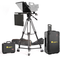 Photo of ikan PT4500-TM-TRIPOD-TK 15-Inch Turnkey  Teleprompter Kit with Tripod/Dolly and Talent Monitor & Travel Case