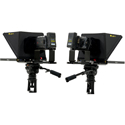 ikan PT4900-SDI-P2P-TK P2P Interview System with 2x 19-Inch 3G-SDI High Bright Teleprompter/Hard Case & 3G-SDI Cables