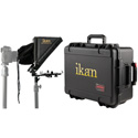 Photo of ikan PT-ELITE-LS-TK Elite Universal Tablet & iPad Teleprompter for Light Stand with Rolling Hard Case - Li-Ion