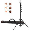 E-Image PTZ-STND-21A-TK Aluminum Tripod Stand for PTZ Cameras with Carrying Case - 21 Foot