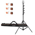 Photo of E-Image PTZ-STND-21C-TK Carbon Fiber Tripod Stand for PTZ Cameras with Carrying Case - 21 Foot