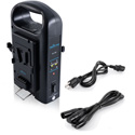 Photo of IndiPro Tools PD2BCH V-Mount Dual Battery Charger with XLR Output