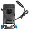 IndiPro Tools PDV4XLR V-Mount Plate to 4-Pin Neutrik XLR with 15mm Mounting Plate