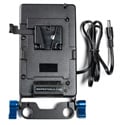 Photo of IndiPro Tools PDVBM4K V-Mount Plate for Blackmagic 4K Camera with 15mm Mounting Plate