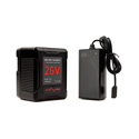 IndiPro Tools VMDT26V V-Mount Micro-Series 26V 260Wh Lithium-Ion Battery and D-Tap Charger Kit