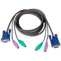 IOGear G2L5003P Micro-Lite Bonded All-in-one PS/2 VGA KVM Cable 10 Ft